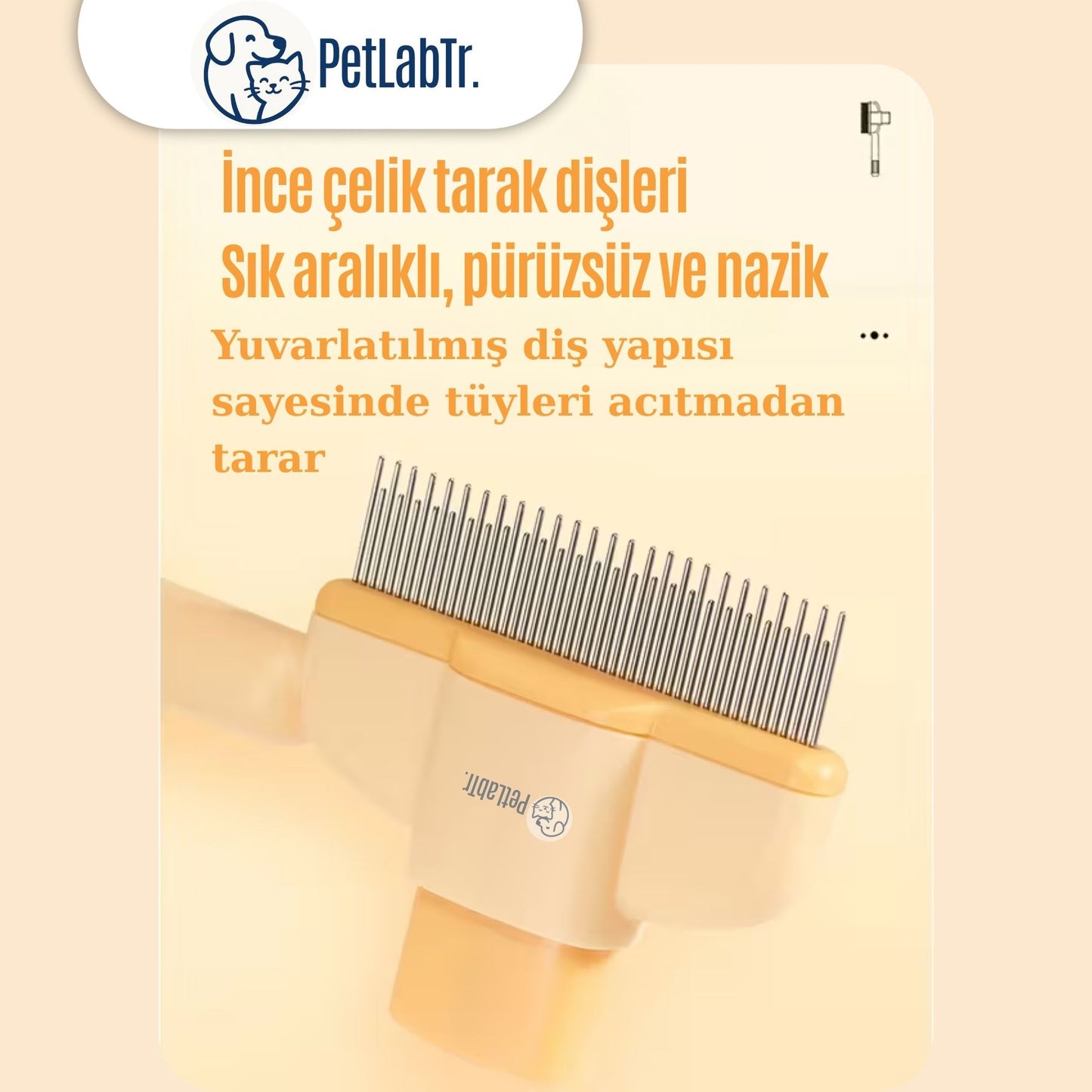 PetLabtr™ Masaj Etkili Tüy Temizleyici